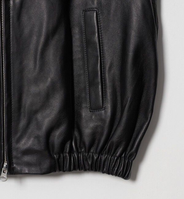 BEAUTY&YOUTH UNITED ARROWS「シープレザー ノーカラージップブルゾン」|その他|