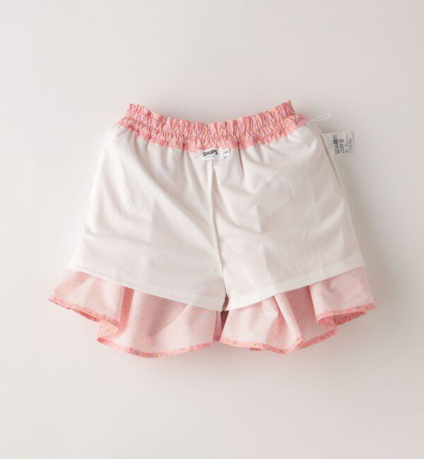 SHIPS Colors 「SHIPS Colors:〈洗濯機可能〉フラワー プリント ガウチョ パンツ(80~130cm)」|キュロット|