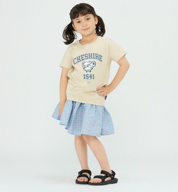 SHIPS Colors 「SHIPS Colors:〈洗濯機可能〉フラワー プリント ガウチョ パンツ(80~130cm)」|キュロット|