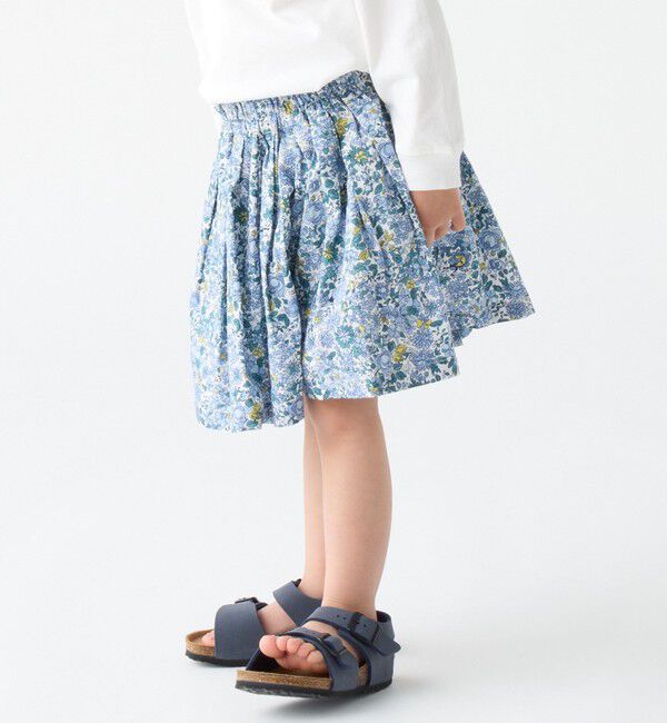 SHIPS Colors 「SHIPS Colors:90～140cm/〈洗濯機可能〉フラワー タック キュロット◇」|キュロット|