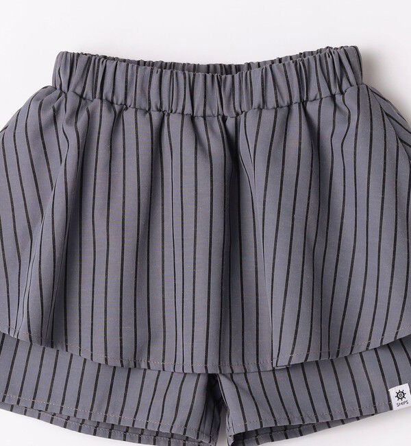 SHIPS Colors 「SHIPS Colors:90～140cm / ストライプ キュロット」|キュロット|