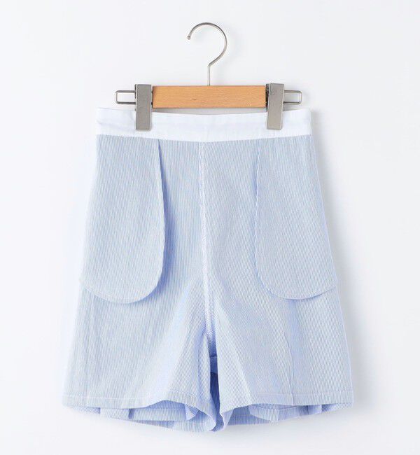 SHIPS KIDS「SHIPS KIDS:140～150cm /コードレーン プリーツ キュロット」|キュロット|