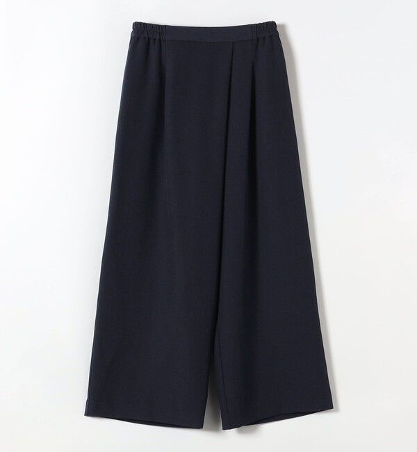 quaranciel「〈洗濯機可能〉ウールライク Vネック スキッパー シャツ & ワイド パンツ セットアップ」|ワンピース|