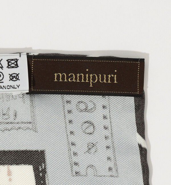 TOMORROWLAND GOODS「manipuri WANDERLAND シルクスカーフ」|バンダナ・スカーフ|