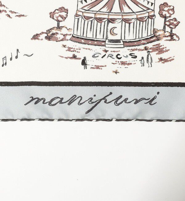 TOMORROWLAND GOODS「manipuri WANDERLAND シルクスカーフ」|バンダナ・スカーフ|
