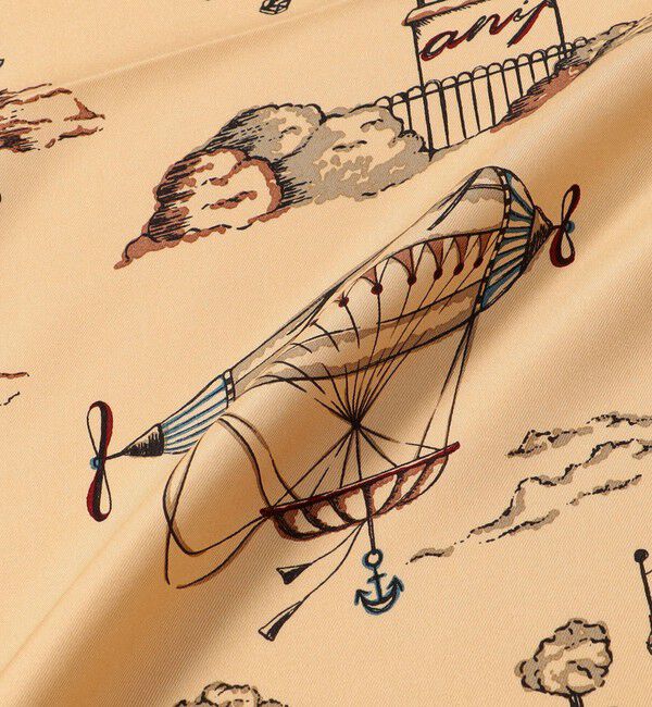 TOMORROWLAND GOODS「manipuri WANDERLAND シルクスカーフ」|バンダナ・スカーフ|