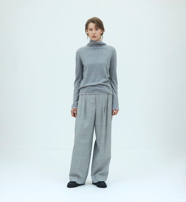 GALERIE VIE「【WEB先行予約】スコットランドカシミヤ ハイネックプルオーバー」|ニット・セーター|