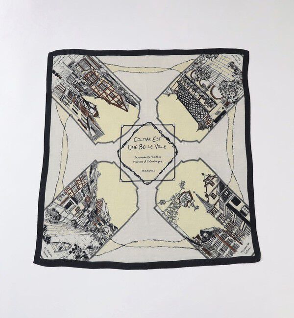 TOMORROWLAND GOODS「【別注】manipuri VIALGGE ウールシルク スカーフ」|ストール|