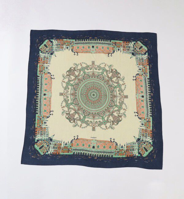 TOMORROWLAND GOODS「【別注】manipuri TOWN ウールシルク スカーフ」|ストール|