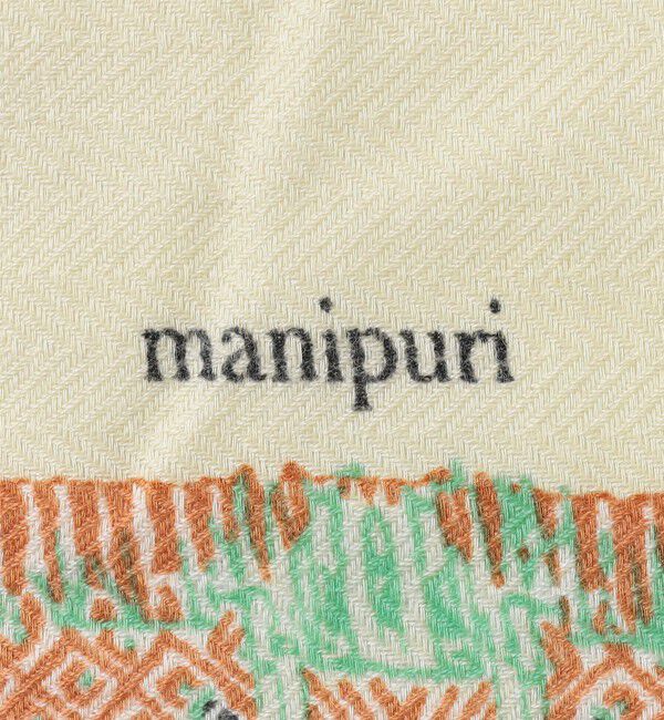 TOMORROWLAND GOODS「【別注】manipuri TOWN ウールシルク スカーフ」|ストール|