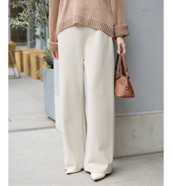 SLOBE IENA「《WEBのみ4サイズ展開/WEB限定カラー有り》DOUBLECLOTHパンツ」|その他|