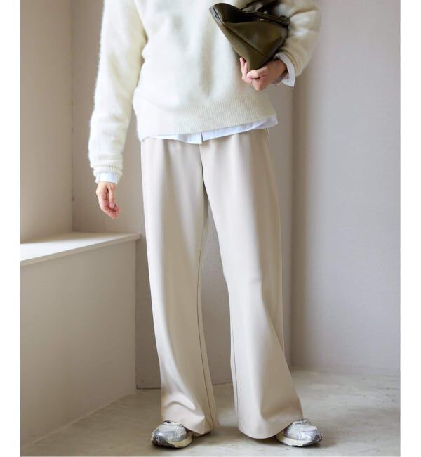 SLOBE IENA「《WEBのみ4サイズ展開/WEB限定カラー有り》DOUBLECLOTHパンツ」|その他|