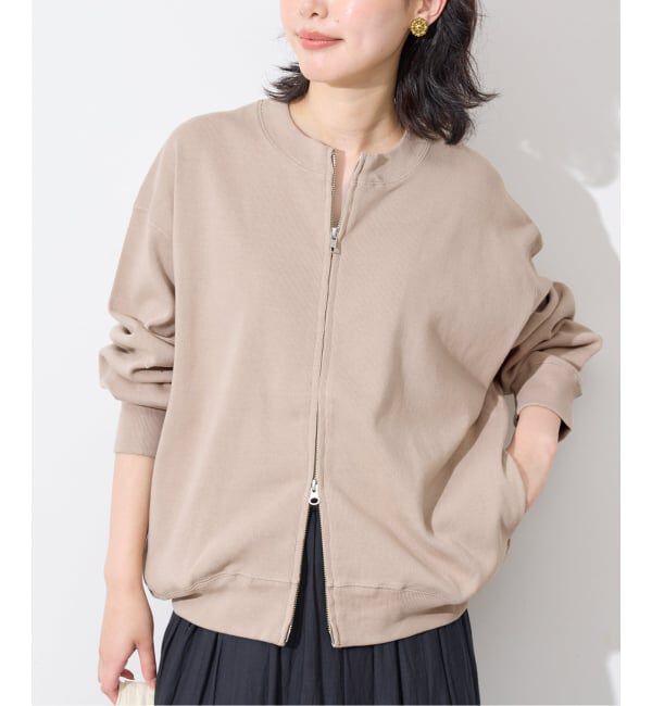 SLOBE IENA「《追加》ダブルZIP クルーネックカーディガン」|カーディガン|