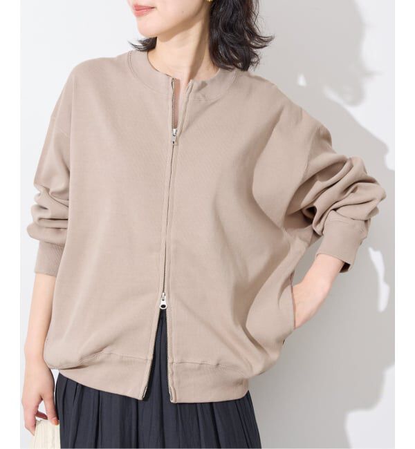 SLOBE IENA「《追加》ダブルZIP クルーネックカーディガン」|カーディガン|
