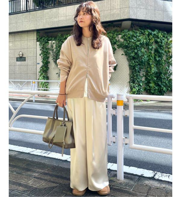 SLOBE IENA「《追加》ダブルZIP クルーネックカーディガン」|カーディガン|