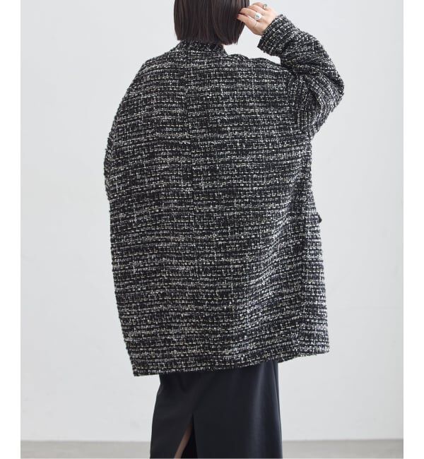 journal standard L'essage「《一部WEB限定カラー》SUPER140S/GIOLICA コクーンコート」|ノーカラーコート|