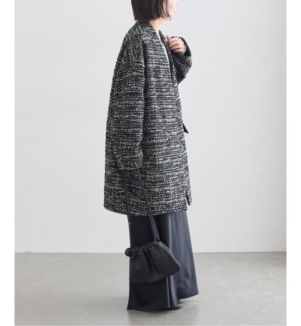 journal standard L'essage「《一部WEB限定カラー》SUPER140S/GIOLICA コクーンコート」|ノーカラーコート|
