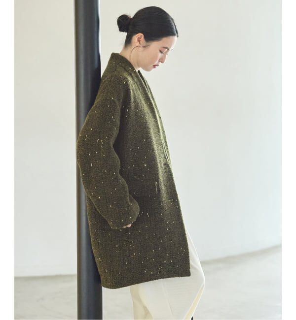 journal standard L'essage「《一部WEB限定カラー》SUPER140S/GIOLICA コクーンコート」|ノーカラーコート|