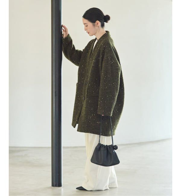 journal standard L'essage「《一部WEB限定カラー》SUPER140S/GIOLICA コクーンコート」|ノーカラーコート|