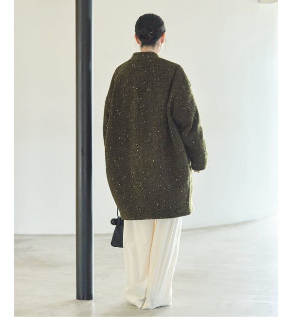 journal standard L'essage「《一部WEB限定カラー》SUPER140S/GIOLICA コクーンコート」|ノーカラーコート|