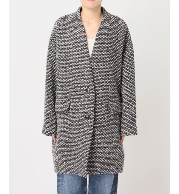 journal standard L'essage「《一部WEB限定カラー》SUPER140S/GIOLICA コクーンコート」|ノーカラーコート|