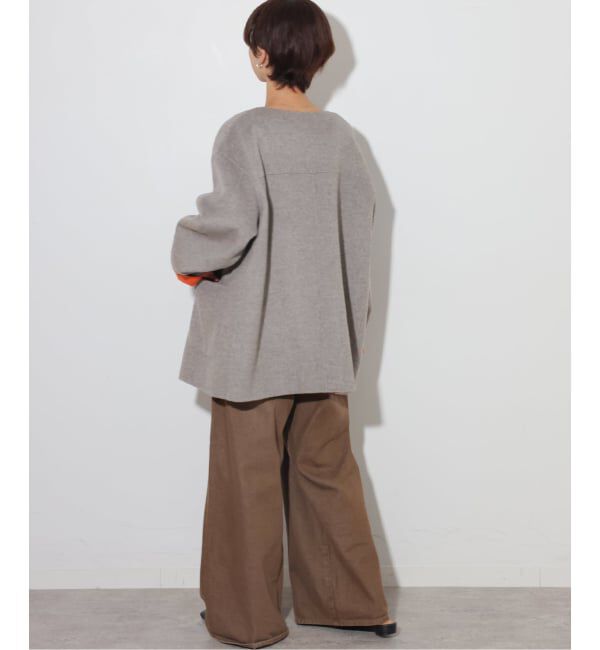 JOURNAL STANDARD relume「リバーシブルノーカラーショートコート」|ノーカラーコート|