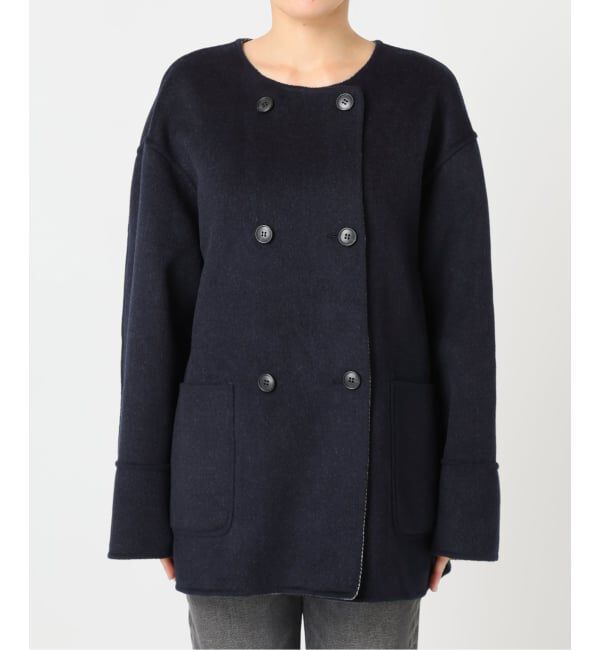 JOURNAL STANDARD relume「リバーシブルノーカラーショートコート」|ノーカラーコート|