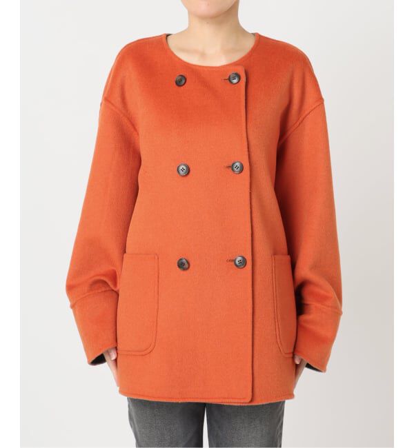 JOURNAL STANDARD relume「リバーシブルノーカラーショートコート」|ノーカラーコート|