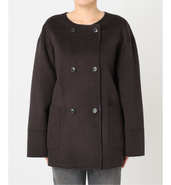 JOURNAL STANDARD relume「リバーシブルノーカラーショートコート」|ノーカラーコート|