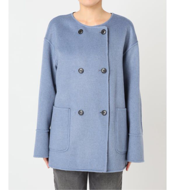 JOURNAL STANDARD relume「リバーシブルノーカラーショートコート」|ノーカラーコート|