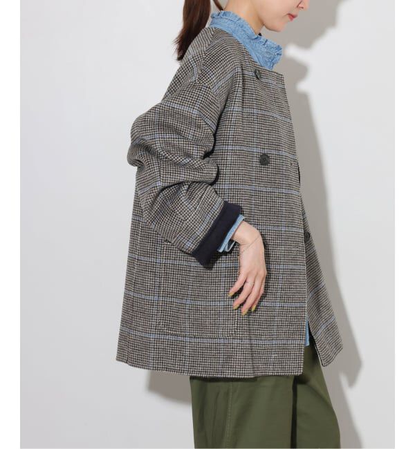 JOURNAL STANDARD relume「リバーシブルノーカラーショートコート」|ノーカラーコート|