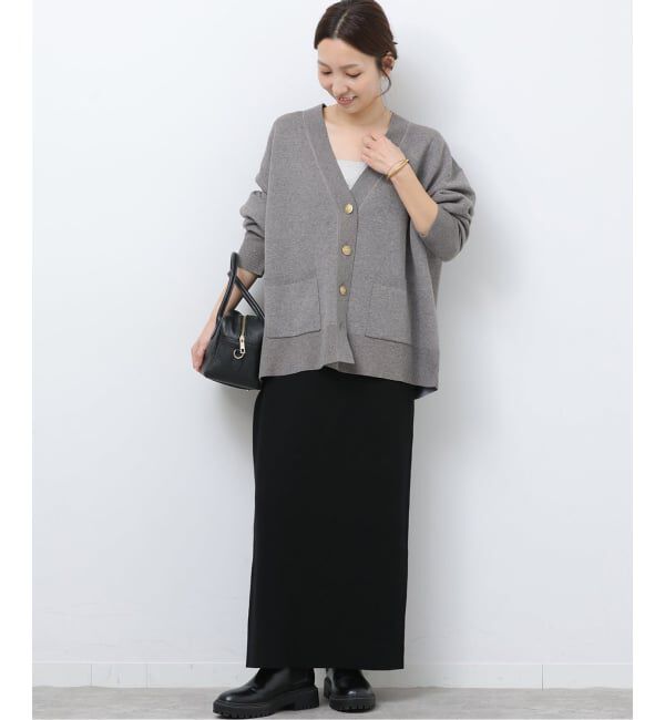 JOURNAL STANDARD relume「《WEB限定追加2》コットンカシミヤミックスダブルニットVネックカーディガン」|カーディガン|
