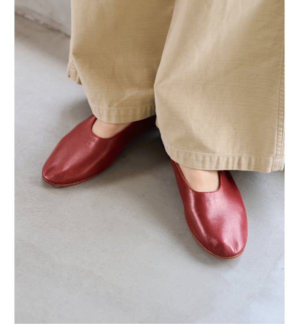 FRAMeWORK「MARTINIANO GLOVE フラット」|その他|レッド