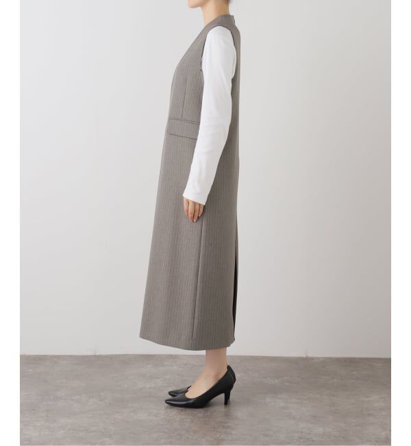 Spick and Span「《WEB限定 / 追加》ダブルクロスVネックワンピース」|ワンピース|