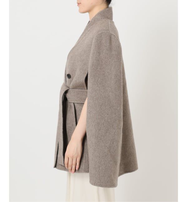 NOBLE「【L'AUBEBLANC&times;NOBLE】 Dual Face Cape Coat」|ノーカラーコート|