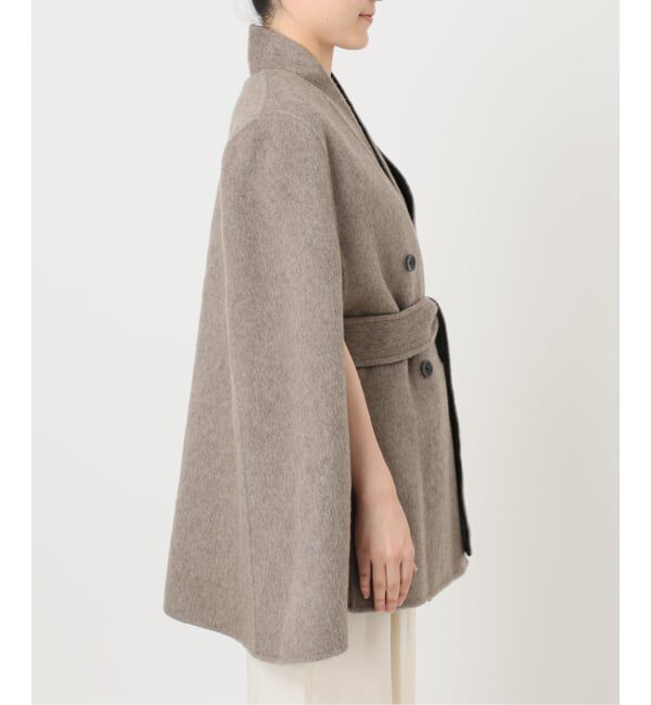 NOBLE「【L'AUBEBLANC&times;NOBLE】 Dual Face Cape Coat」|ノーカラーコート|