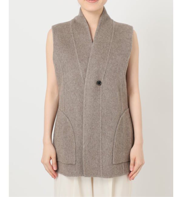 NOBLE「【L'AUBEBLANC&times;NOBLE】 Dual Face Cape Coat」|ノーカラーコート|