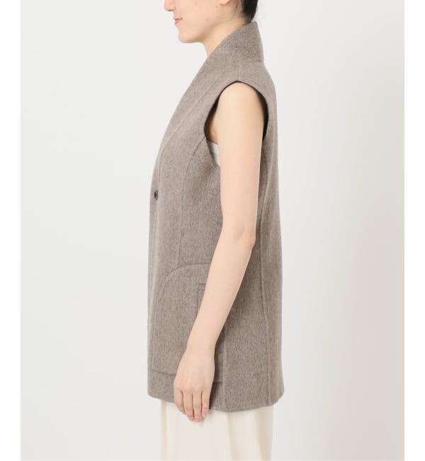 NOBLE「【L'AUBEBLANC&times;NOBLE】 Dual Face Cape Coat」|ノーカラーコート|