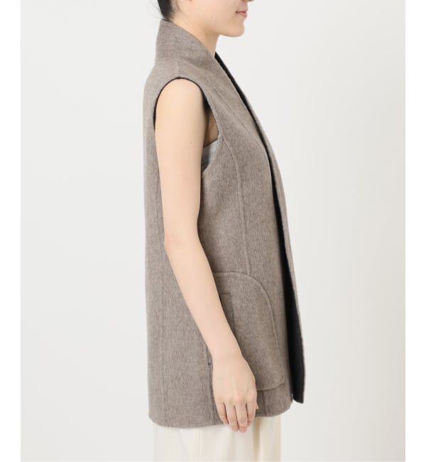 NOBLE「【L'AUBEBLANC&times;NOBLE】 Dual Face Cape Coat」|ノーカラーコート|