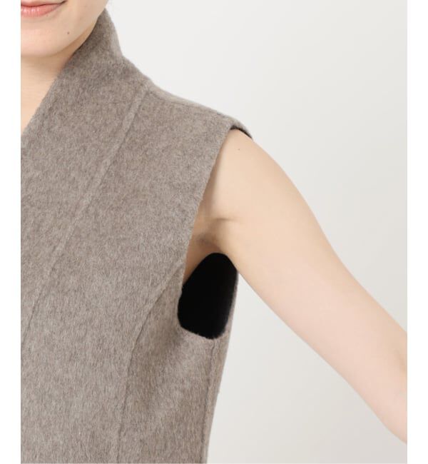 NOBLE「【L'AUBEBLANC&times;NOBLE】 Dual Face Cape Coat」|ノーカラーコート|