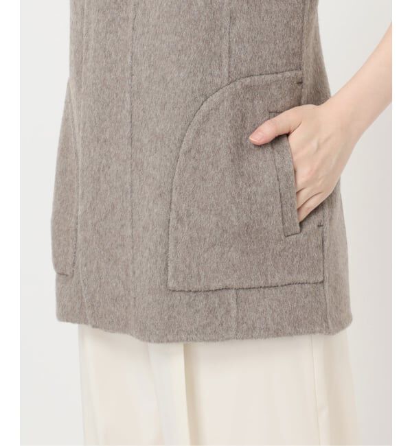 NOBLE「【L'AUBEBLANC&times;NOBLE】 Dual Face Cape Coat」|ノーカラーコート|