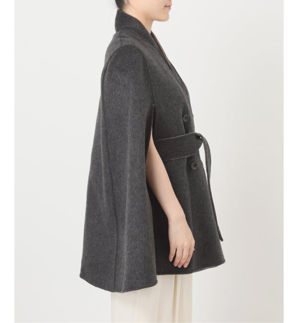 NOBLE「【L'AUBEBLANC&times;NOBLE】 Dual Face Cape Coat」|ノーカラーコート|