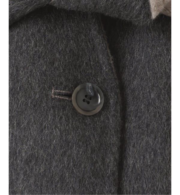 NOBLE「【L'AUBEBLANC&times;NOBLE】 Dual Face Cape Coat」|ノーカラーコート|