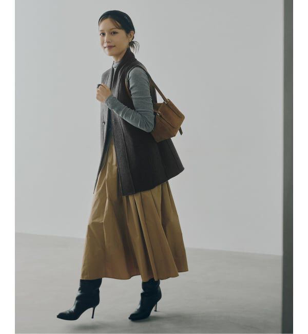 NOBLE「【L'AUBEBLANC&times;NOBLE】 Dual Face Cape Coat」|ノーカラーコート|