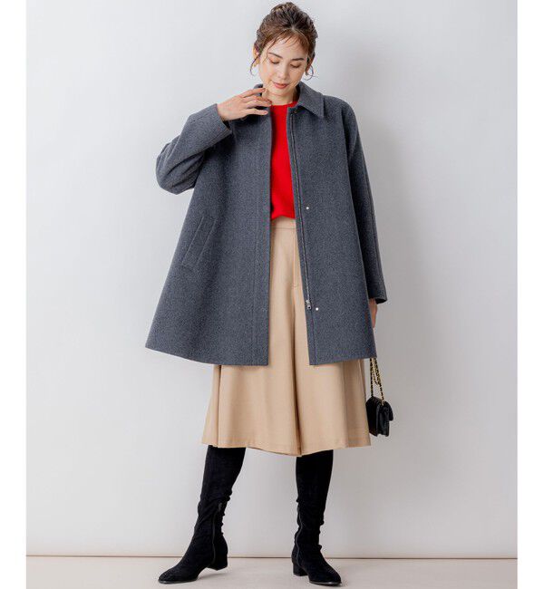 組曲「【WEB一部店舗限定】ウールジョーゼット キュロットパンツ」|キュロット|