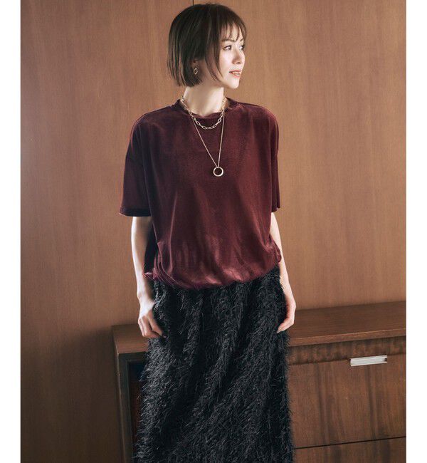 自由区「シアーベロア カットソー」|Tシャツ・カットソー|