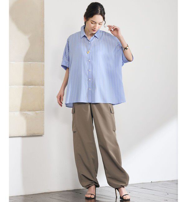 自由区「【洗練されたタフさ】ハイカウントカーゴ パンツ」|カーゴ|