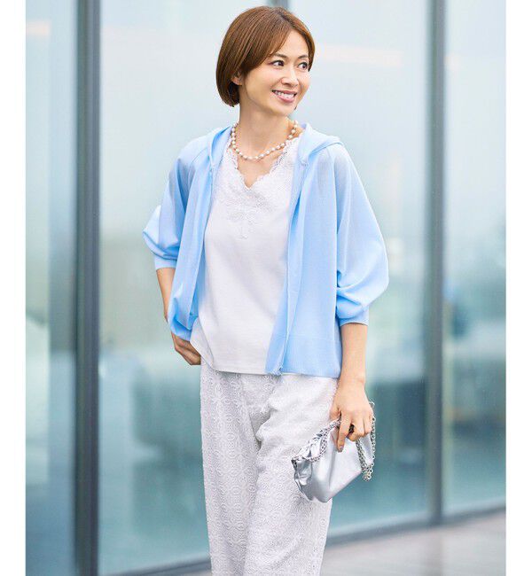 自由区「【カタログ掲載・大人カジュアル】ジオメトリックレース パンツ」|その他|