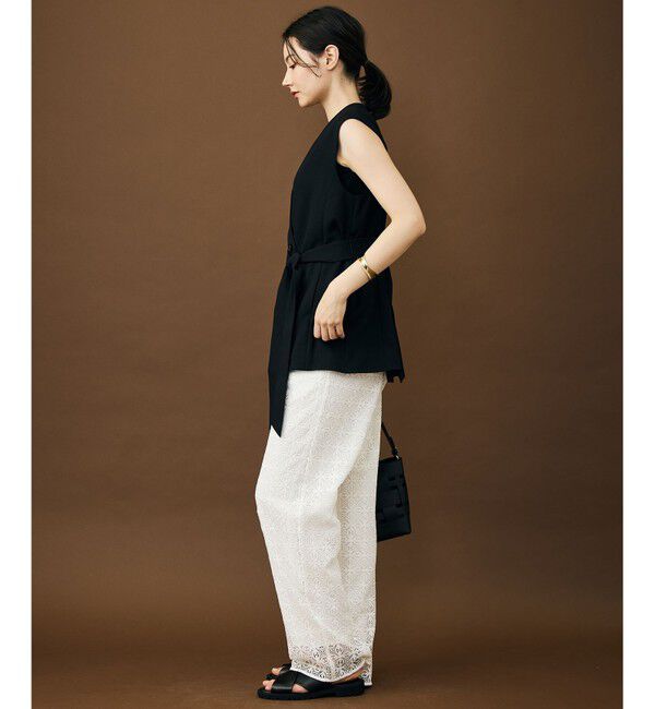 自由区「【カタログ掲載・大人カジュアル】ジオメトリックレース パンツ」|その他|