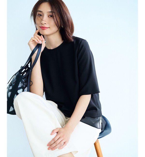 23区「【Oggi6月号掲載】Ratti ドローイング ペイズリー プリント コンビ バッグ」|ハンドバッグ|